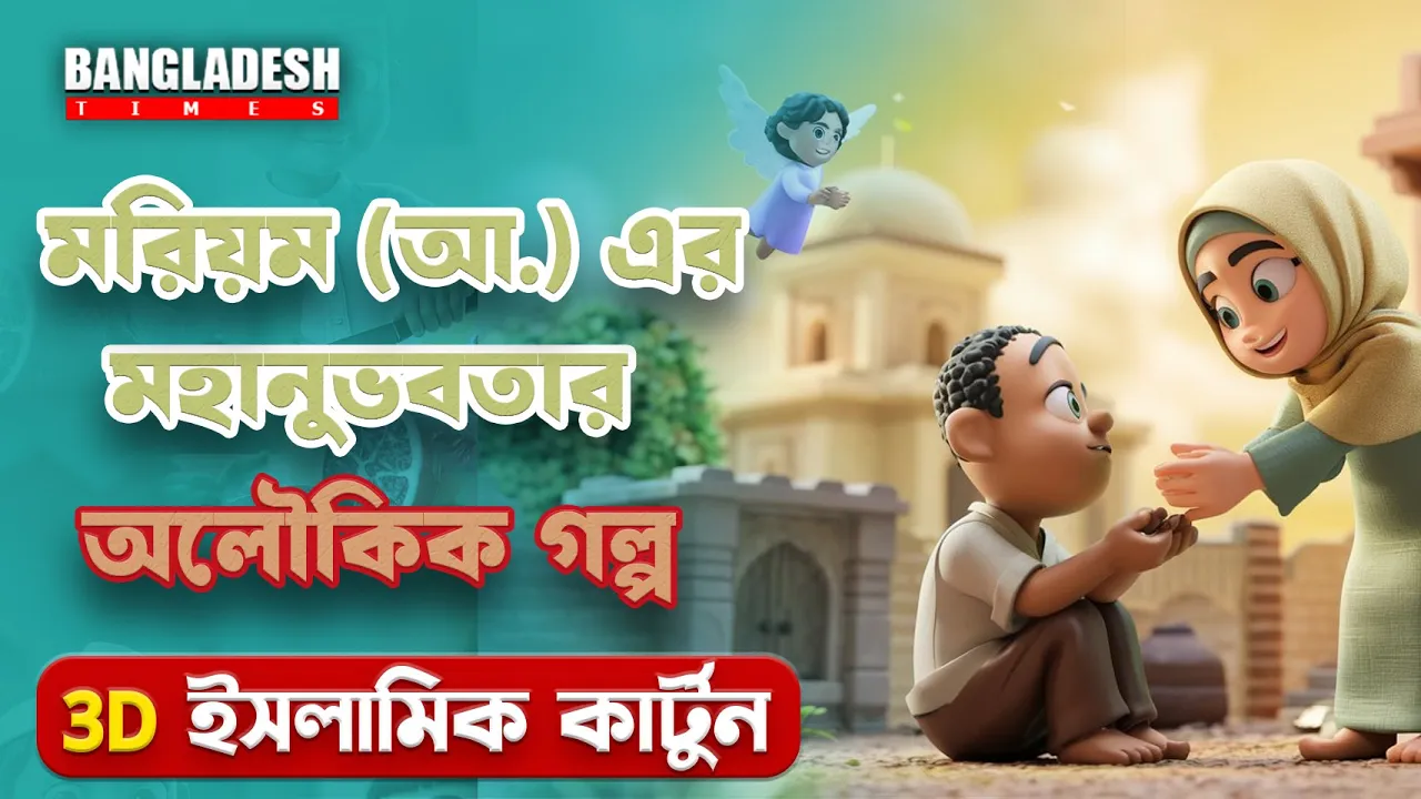 আল্লাহর মনোনীত মরিয়ম আঃ এর জীবনী | প্রতিদিনের ইসলামিক কার্টুন