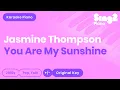 Download Lagu Jasmine Thompson - You Are My Sunshine (Karaoke Piano)