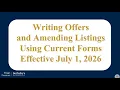 TXR Listing and TREC Contract Changes for July 1 20206