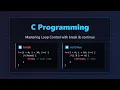 C Programming Break and Continue Statements Explained for Beginners