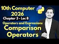 Comparison Operators in Python 10th Computer - Chapter 3