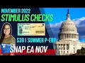 NEW STATE STIMULUS CHECKS IN NOVEMBER 6 STATES 391 P-EBT Payments and SNAP Emergency Allot