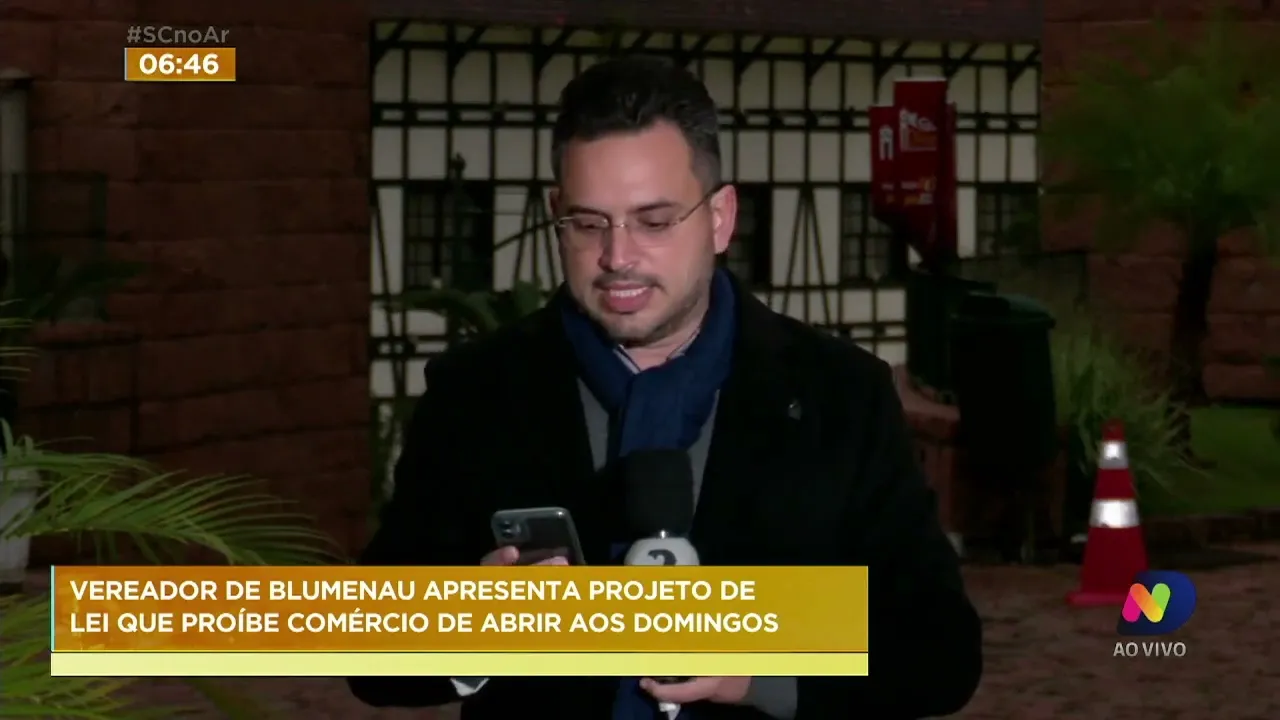 Vereador de Blumenau apresenta projeto de lei que proíbe comércio de abrir aos domingos