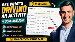 How to Instantly See What s Driving Any Activity in a Construction Schedule