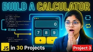 Build a Basic Calculator in JavaScript Operators If-Else Explained 30 JS Projects