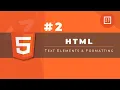 HTML Tutorial Text Elements Formatting Web Development Filipino Tagalog
