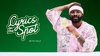 falz plays lyrics on the spot 