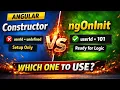 Constructor vs ngOnInit in Angular When Why to Use Each