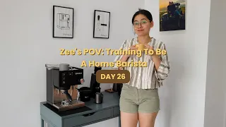 Zee s POV Making coffee daily until I am good at it DAY 26 Rancilio Silvia V6 Varia VS3