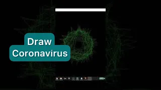 Draw Coronavirus with Python