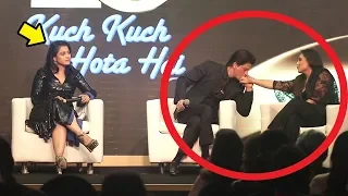 kajol gets jealous of rani mukherjee getting love from shahrukh khan kuchkuchhotahai get together