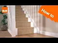 How to install a DIY stair runner