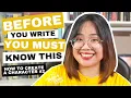 HOW TO CREATE A CHARACTER BEFORE YOU WRITE YOU MUST KNOW THIS
