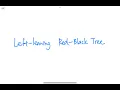 Red-Black Tree Left-Leaning