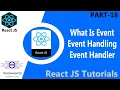 18 What is Event Event Handler Event Handling In ReactJS Event Handling React JS