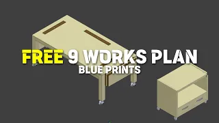 Free Project Plans For 9 Works 3 3 3D Modeling Blue Prints 