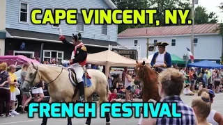 Sailing to Cape Vincent NY to take in the French Festival and Fireworks.  Ep145.