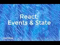 INFO 340 - React Events State