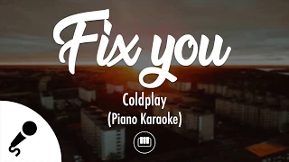 Download Fix You - Coldplay (Piano Karaoke) MP3