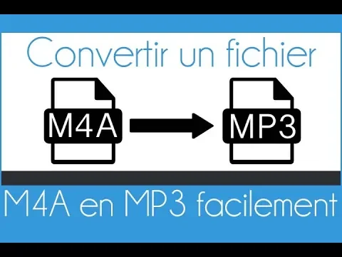 Download MP3 Comment convertir une fichier M4A en MP3 (sans logiciel)