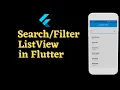 Flutter ListView Search With TextField