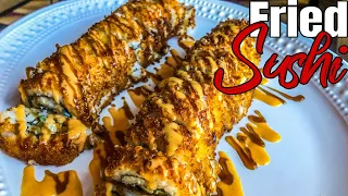How to make fried sushi rolls at home Sushi Roll Recipe How to roll a sushi roll