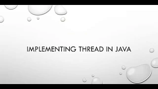 Creating Thread in Java in different ways how to create Thread in Java