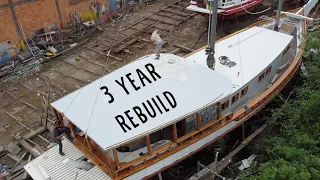 Wooden Boat Makeover: Pilothouse Lighting and Deck Painting — Sailing Yabá 160