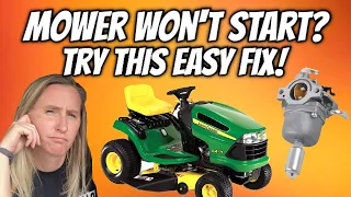 Starving for FUEL The Battle Against a Stubborn Riding Mower That Refuses to Start
