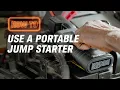 How to Use a Portable Jump Starter