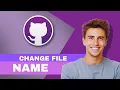 How To Change Folder Name In Github Repository QUICK STEP BY STEP 2025