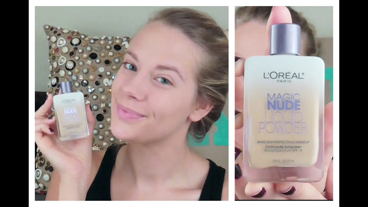 First Impression Review : Loreal Nude Magic Liquid Powder Foundation | Kavya K