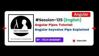 Angular keyvalue Pipe Pipes in Angular Angular tutorial in English Session 125