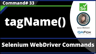 tagName Command - Selenium WebDriver