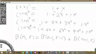 Lisp Program for Binomial Coefficient Calculation with Pascal Triangle Formula