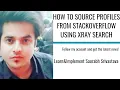 Learn How to source profile from Stackoverflow using Xray Search
