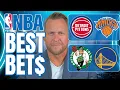 Thursday NBA BEST Bets Pistons vs Knicks Celtics vs Warriors