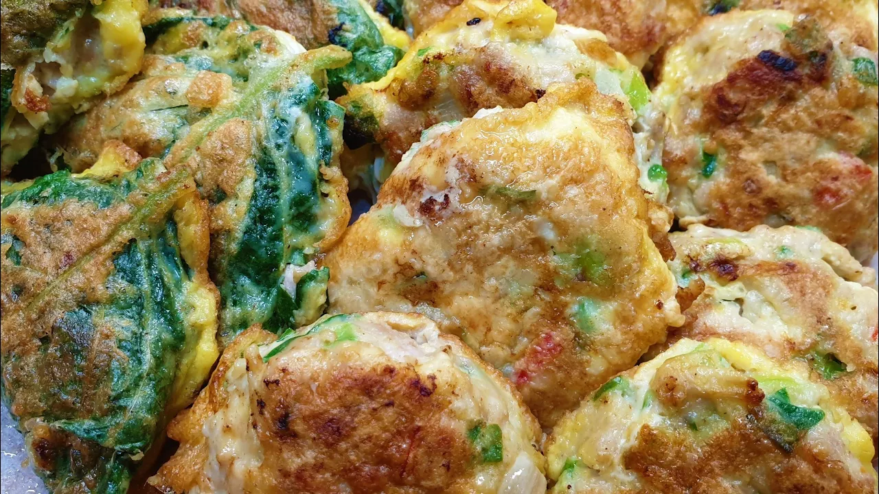 동그랑땡과 깻잎전