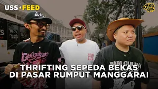 THRIFTING SEPEDA DI PASAR RUMPUT MANGGARAI! | #GENGGOL Jejouw, Ardan & Rico Lubis