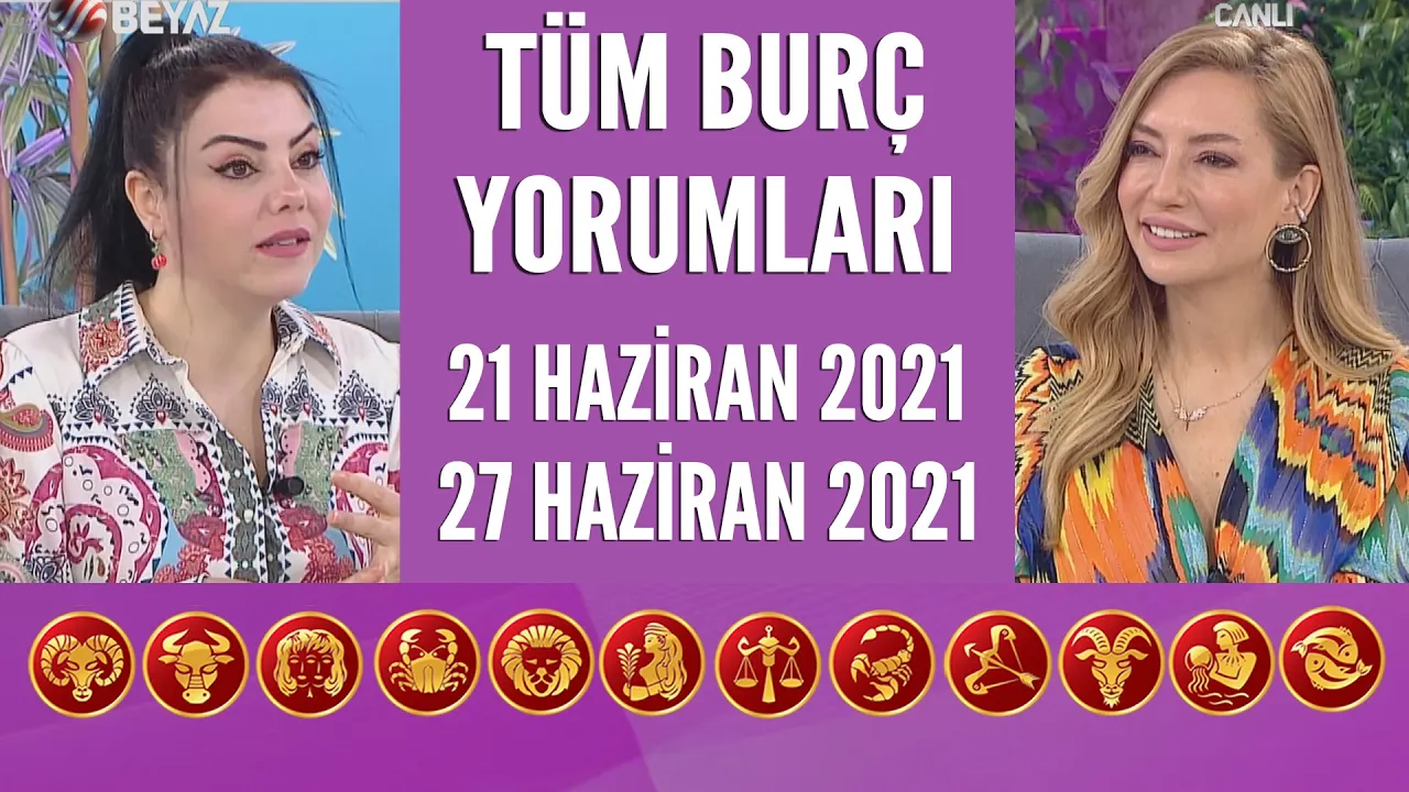 Nuray Sayarı'dan 15  Haziran - 01 Temmuz Burç Yorumları ve Burçlara Özel Olumlamalar Bir Arada! 😘😍💕