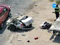 Honda Accord Splits In Half During Three-Vehicle Crash On Palmdale Road In Victorville