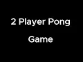 2 Player Pong Tutorial - Pygame