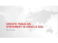 How to copy a table with and without data in Oracle SQL Create Duplicate table Interview Question