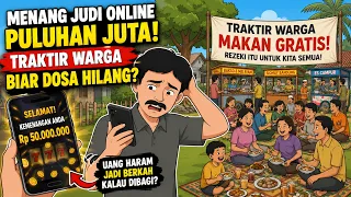 Traktir Warga Pakai Uang Hasil Judol, Biar Dosanya Hilang??!!