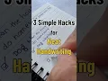 3 EASY tips for neat handwriting handwriting tips handwriting practice