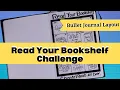 Read Your Bookshelf Challenge Tracker 2022 Reading Journal