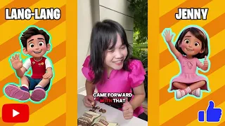 Langlang and Jenny's funny compilation. #funny #comedyvideos