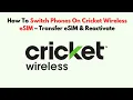 How To Switch Phones On Cricket Wireless eSIM - Transfer eSIM Reactivate