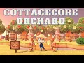 Designing My Animal Crossing Cottagecore Orchard SPEED BUILD ACNH
