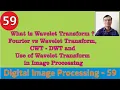 What is Wavelet Transform Fourier vs Wavelet Transform CWT-DWT Wavelet Transform in Image Processing